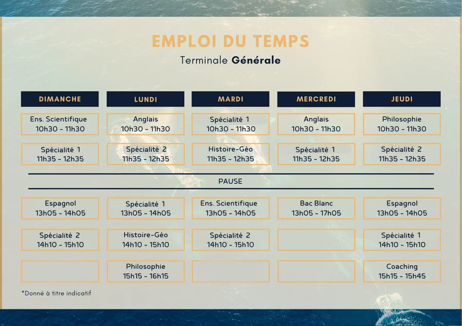 Terminale Générale